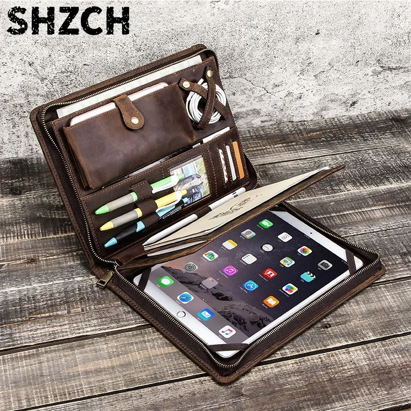 Tech Accessories For A Tablet - Tas Penyimpanan Tablet Kulit untuk Apple