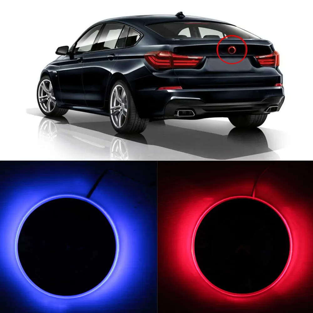Tech Accessories For Car - Stiker Logo Lambang Lampu LED Latar
