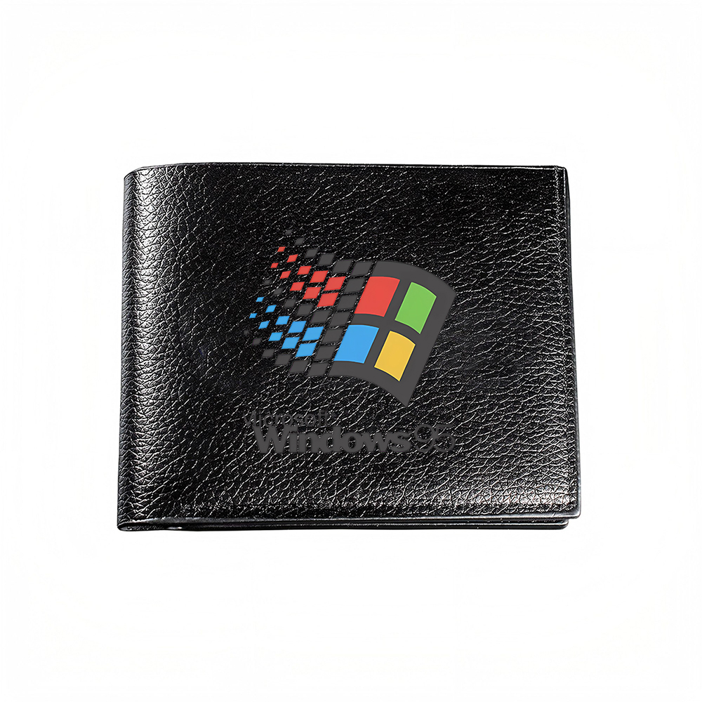 Tech Accessories Logo - Dompet Pria dengan Desain Logo Windows,