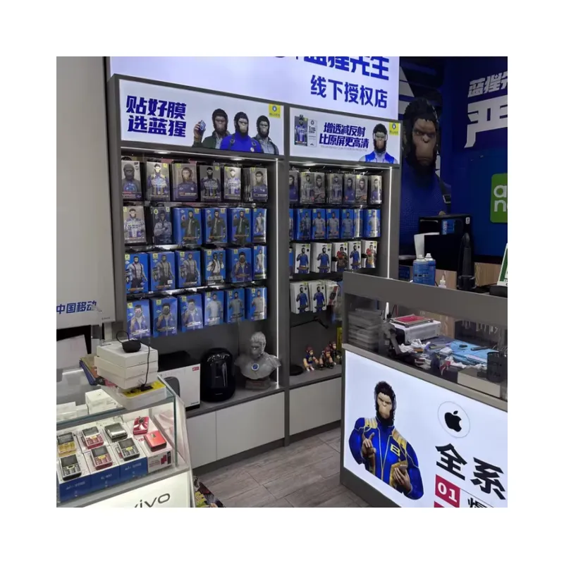 Tech Accessories Kiosk - Aksesoris Modern Kustom, Vitrine Layar LED