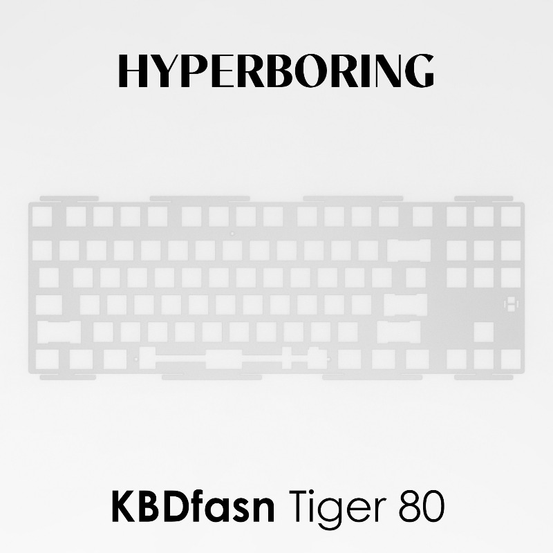 Tech Gaming Accessories - HYPERBORING Tiger80 Papan Posisi Keyboard Kustomisasi