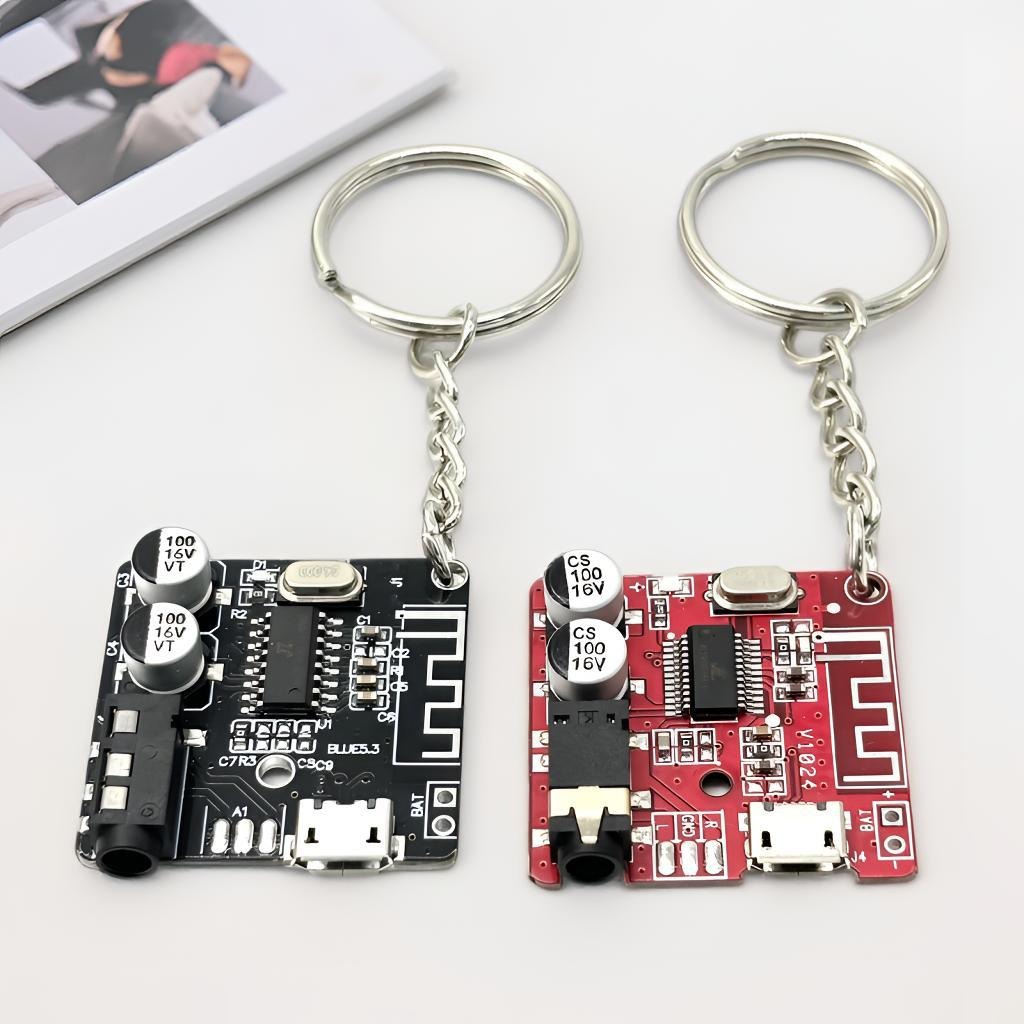 Tech Keychain Accessories - Gantungan Kunci Papan Sirkuit Gaya Cyberpunk