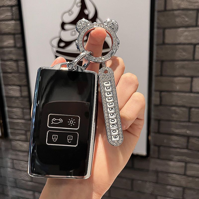 Tech Keychain Accessories - Casing Kunci Mobil untuk Renault Megane