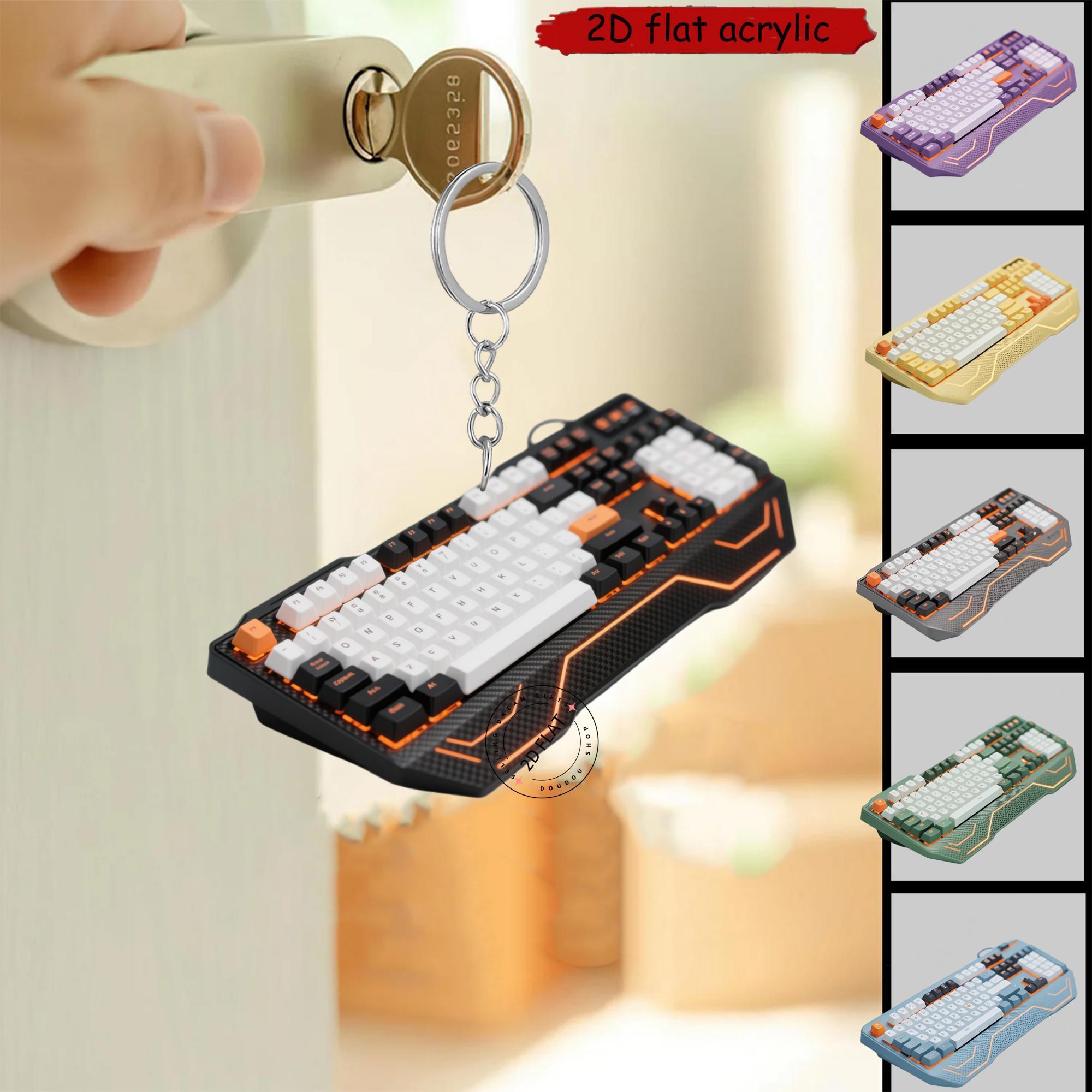 Gantungan Kunci Akrilik Keyboa - Tech Keychain Accessories ulasan dan harga