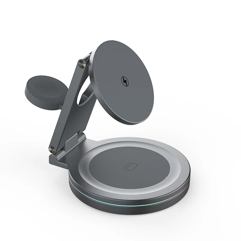 Pengisi Daya Nirkabel Magnetik - Wireless Charger 3 In 1 ulasan dan harga