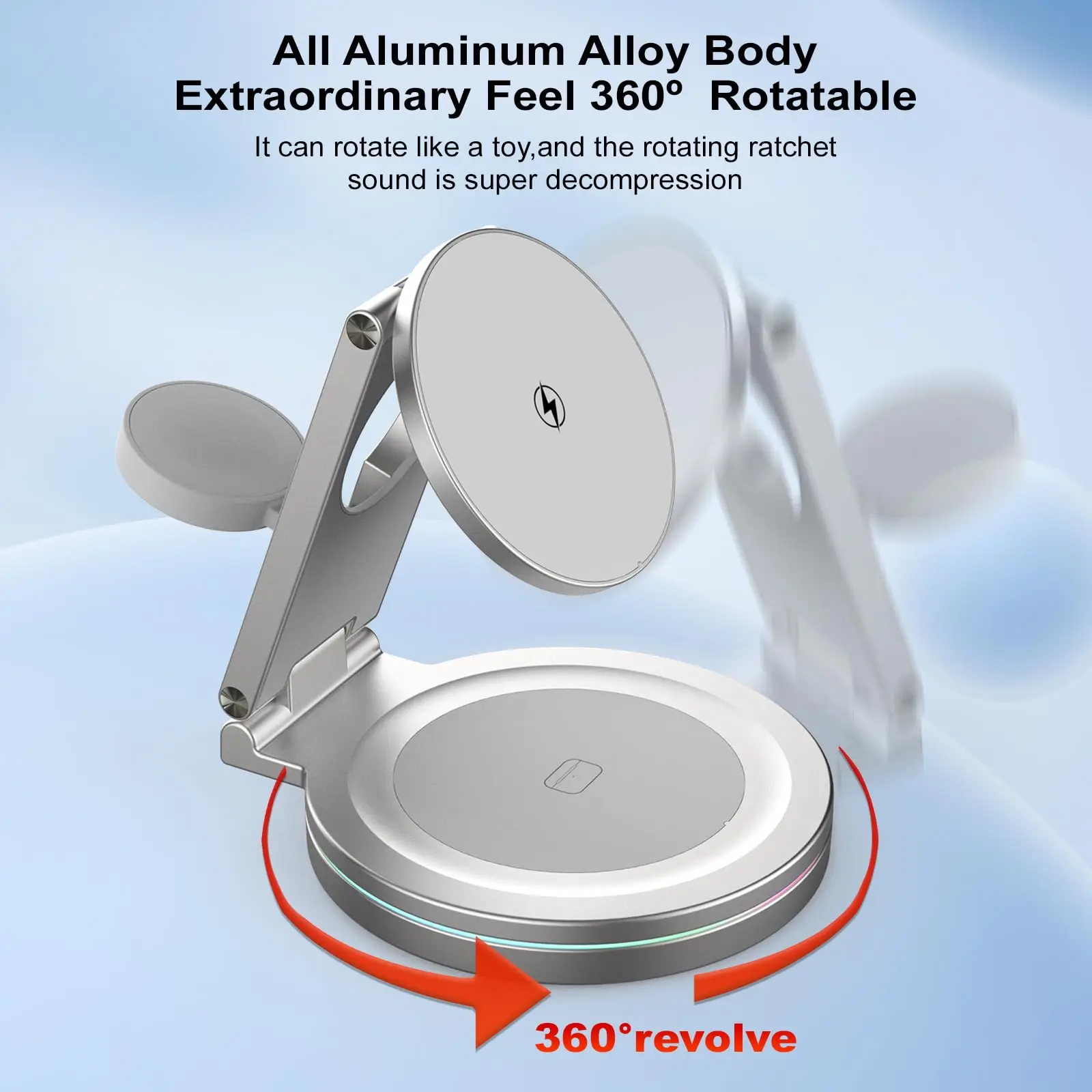 Pengisi Daya Nirkabel Magnetik - Wireless Charger 3 In 1 ulasan dan harga