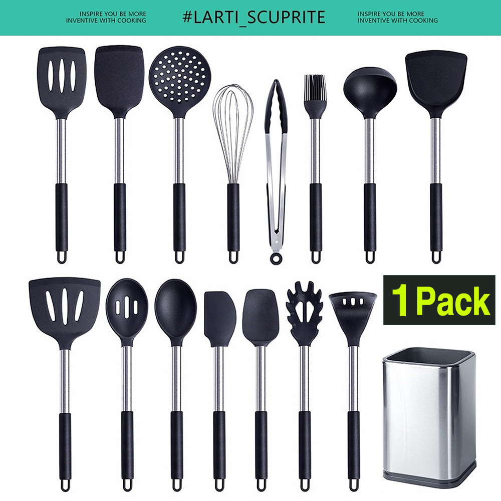 1 pak peralatan memasak siliko - Hi Tech Kitchen Accessories ulasan dan harga