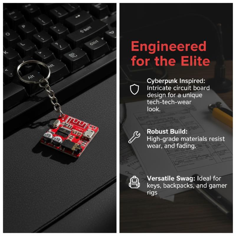 Gantungan Kunci Papan Sirkuit  - Tech Keychain Accessories ulasan dan harga