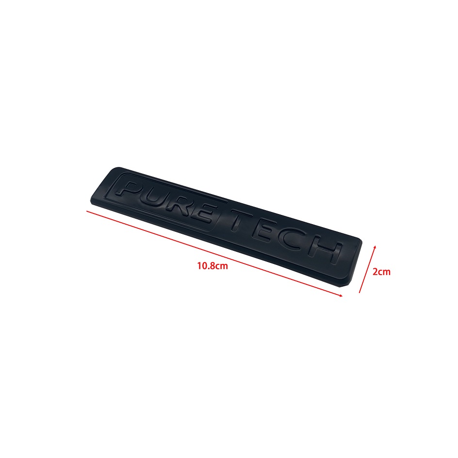 Emblem 3D Premium Puretech Pur - Tech Accessories Logo ulasan dan harga