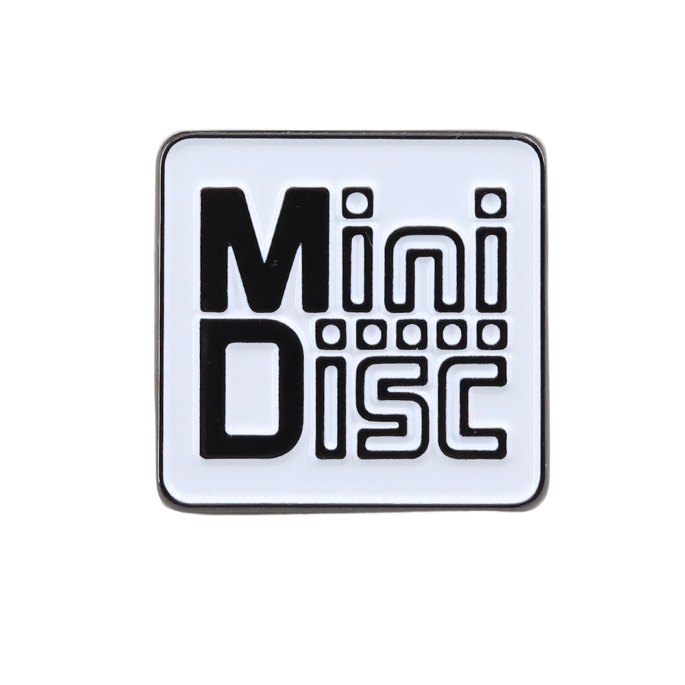 Pin Enamel Logo MiniDisc MD Vi - Tech Accessories Backpack ulasan dan harga