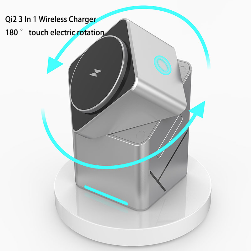 Stasiun Pengisian Daya Nirkabe - Wireless Charger 3 In 1 ulasan dan harga
