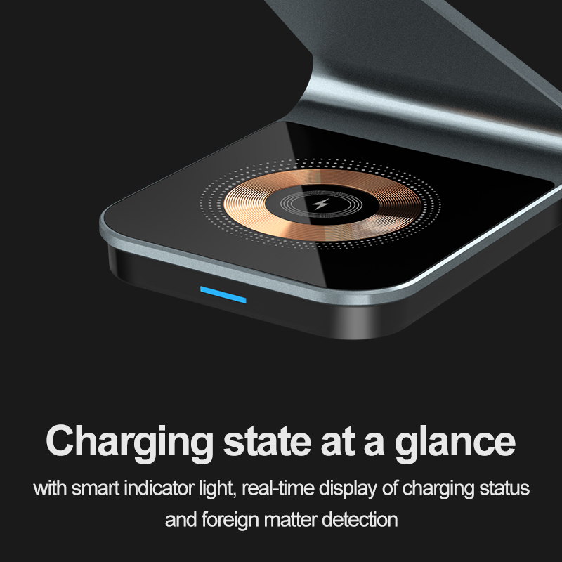 3 in 1 dudukan pengisi daya ni - Wireless Charger 3 In 1 ulasan dan harga