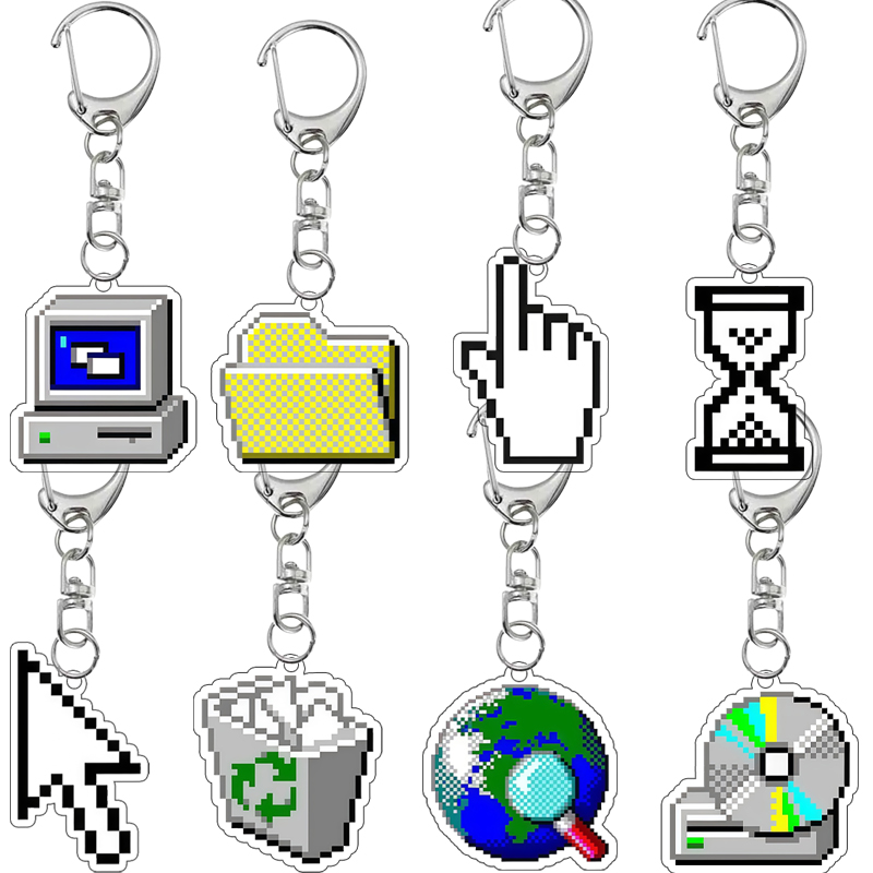 Gantungan Kunci Akrilik Bergay - Tech Keychain Accessories ulasan dan harga