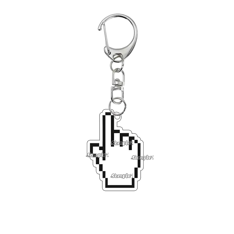 Gantungan Kunci Akrilik Bergay - Tech Keychain Accessories ulasan dan harga