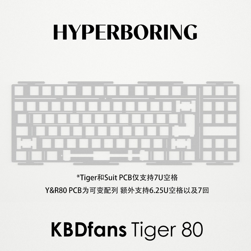 HYPERBORING Tiger80 Papan Posi - Tech Gaming Accessories ulasan dan harga