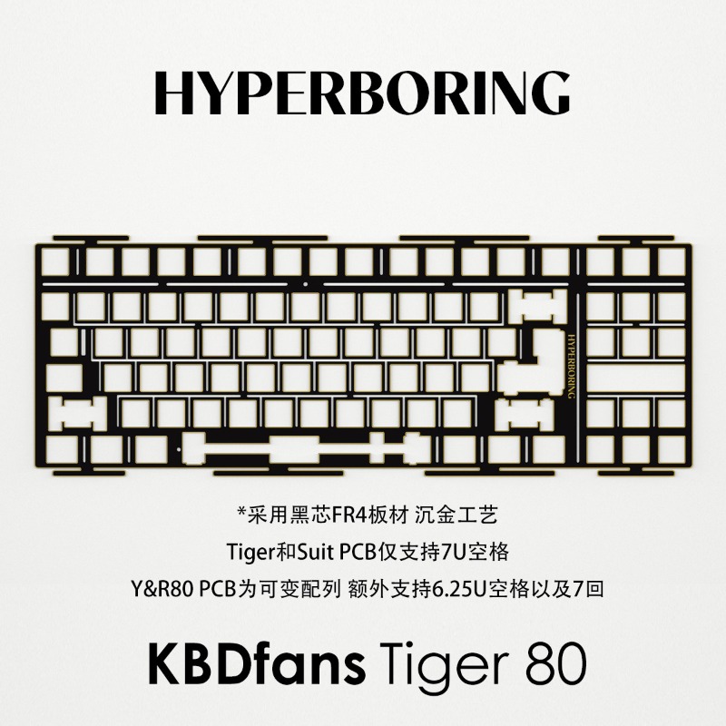 HYPERBORING Tiger80 Papan Posi - Tech Gaming Accessories ulasan dan harga