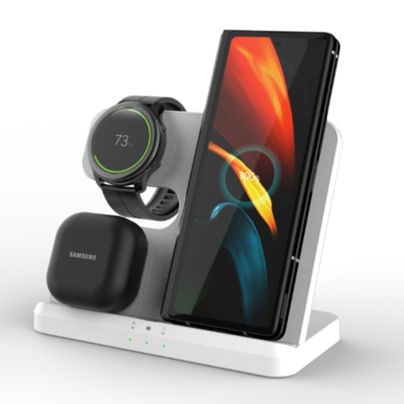 Stasiun Pengisian Daya Nirkabe - Wireless Charger 3 In 1 ulasan dan harga