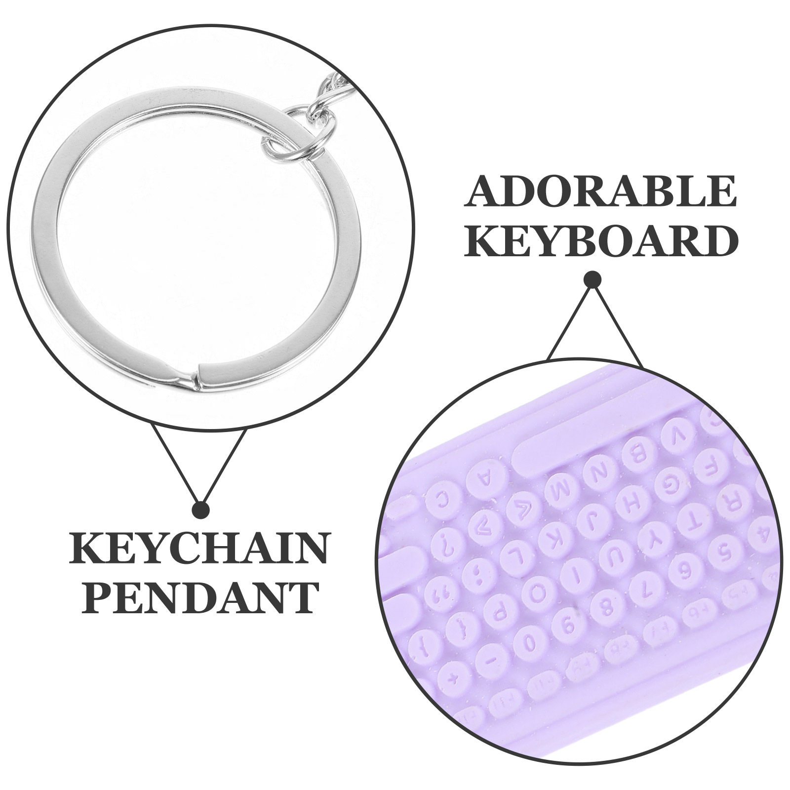 Gantungan Kunci Keyboard Mouse - Tech Keychain Accessories ulasan dan harga