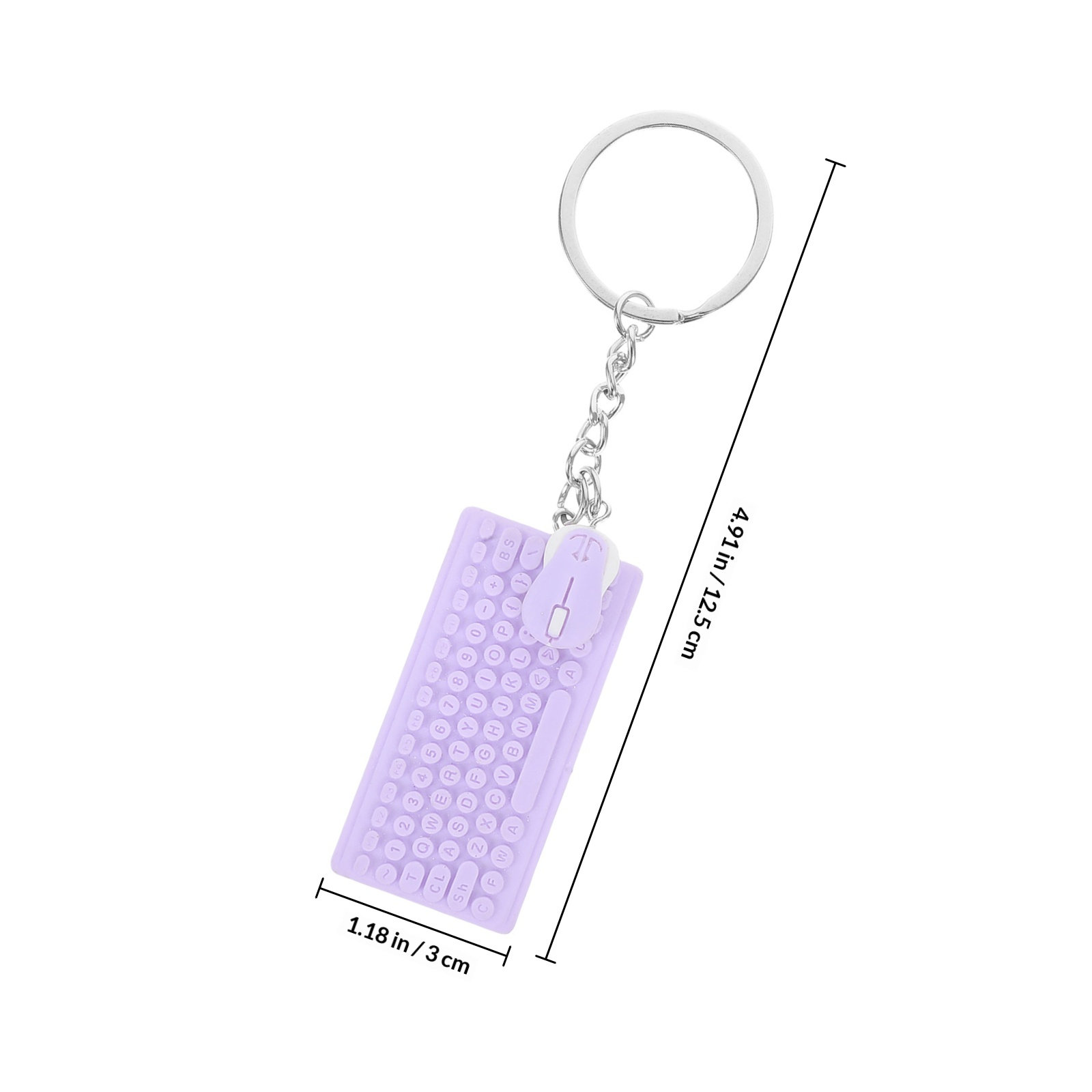Gantungan Kunci Keyboard Mouse - Tech Keychain Accessories ulasan dan harga