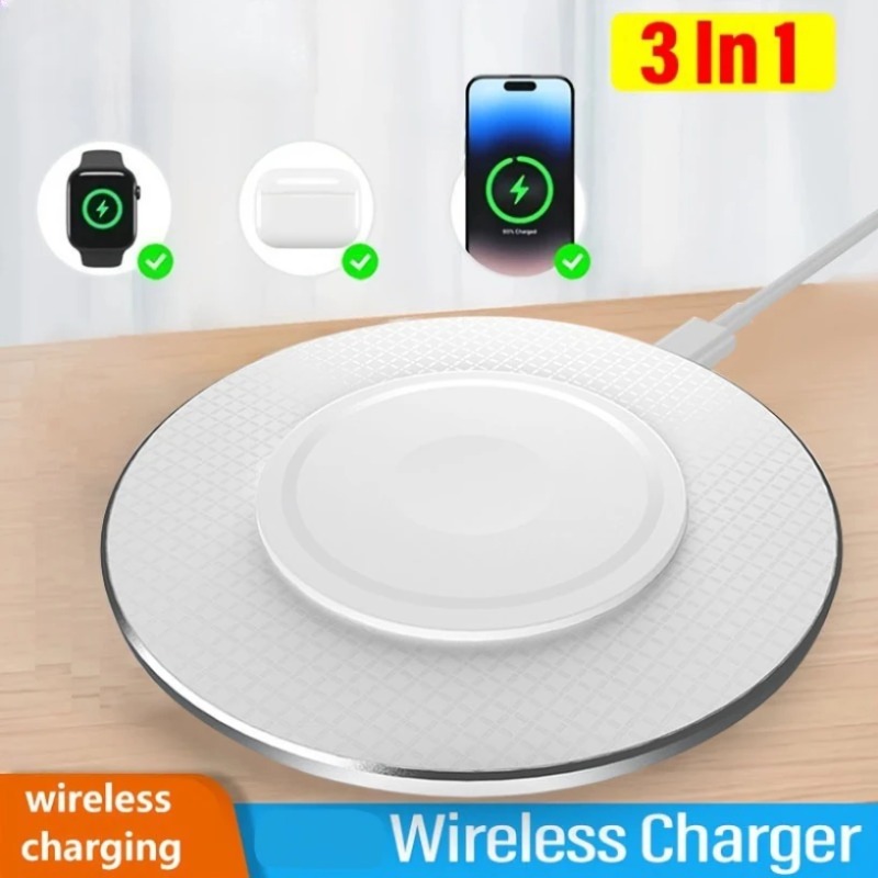 Pengisi Daya Nirkabel 3 in 1 1 - Wireless Charger 3 In 1 ulasan dan harga
